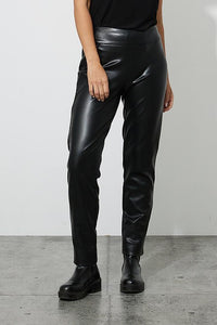 Joseph Ribkoff Faux Leather Pull On Pant - Style 223196